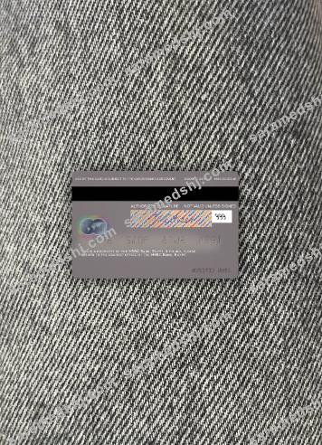 Egypt HSBC Bank mastercard photolook back